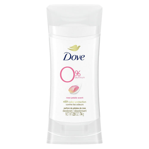 Dove 0% Aluminum Women's Deodorant Stick, Rose Petals, 2.6 oz EasyOptionXY LLC
