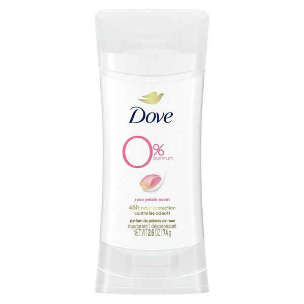 Dove 0% Aluminum Women's Deodorant Stick, Rose Petals, 2.6 oz EasyOptionXY LLC