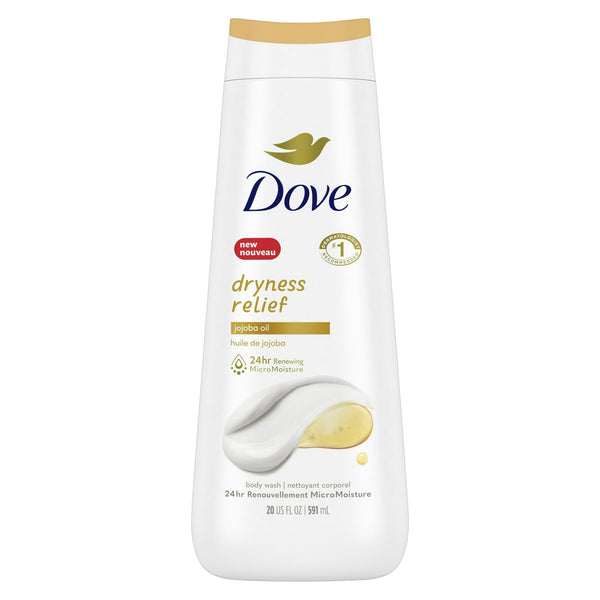 Dove Renewing Dryness Relief Women's Body Wash Jojoba Oil Gentle Skin Cleanser, 20 oz EasyOptionXY LLC