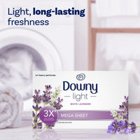 Downy Light Mega Dryer Sheets, White Lavender, 80 Count EasyOptionXY LLC