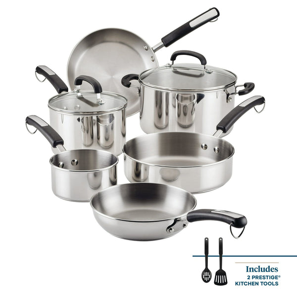Farberware Brilliance 10-Piece Cookware Set EasyOptionXY LLC