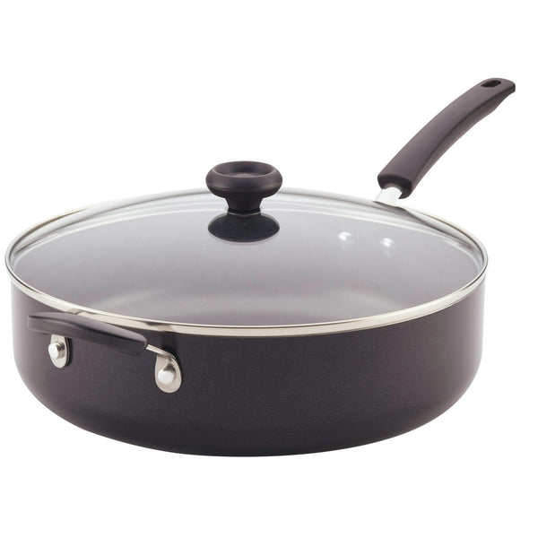 Farberware 6 Quart Easy Clean Aluminum Non-Stick Covered Jumbo Cooker, Black EasyOptionXY LLC