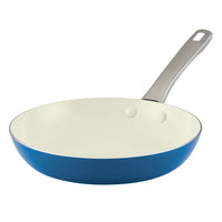 NEW Farberware Vibrance 10 inch Ceramic Frying Pan, Blue EasyOptionXY LLC