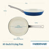 NEW Farberware Vibrance 10 inch Ceramic Frying Pan, Blue EasyOptionXY LLC