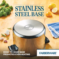Farberware 8-Quart Classic Series Stainless Steel Stockpot with Lid, Silver EasyOptionXY LLC