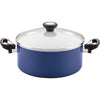 Farberware PURECOOK 12 Piece Ceramic Nonstick Pots and Pans Set, Blue EasyOptionXY LLC