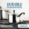 Farberware 3-Quart Classic Series Stainless Steel Saucepan with lid, Silver EasyOptionXY LLC