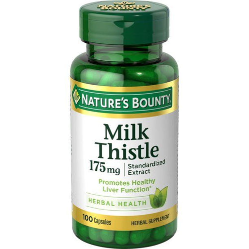 Nature's Bounty Milk Thistle Capsules; 175 mg; 100 Count EasyOptionXY LLC