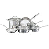 Farberware Millennium 10 Piece Stainless Steel Pots and Pans, Silver EasyOptionXY LLC