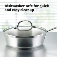 Farberware Millennium 10 Piece Stainless Steel Pots and Pans, Silver EasyOptionXY LLC