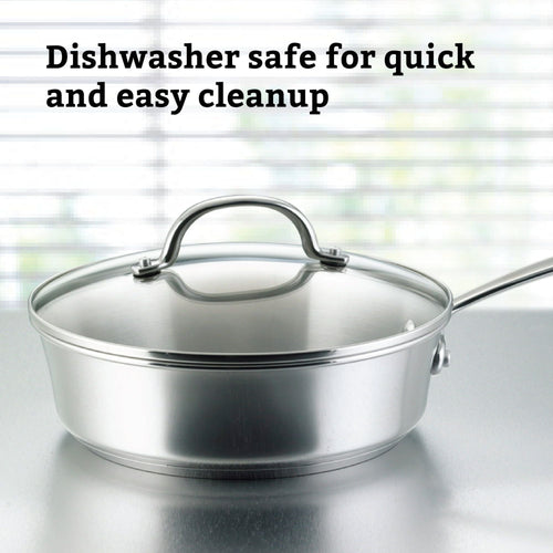 Farberware Millennium 10 Piece Stainless Steel Pots and Pans, Silver EasyOptionXY LLC