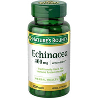 Nature's Bounty Echinacea Whole Herb Capsules; 400 mg; 100 Count EasyOptionXY LLC