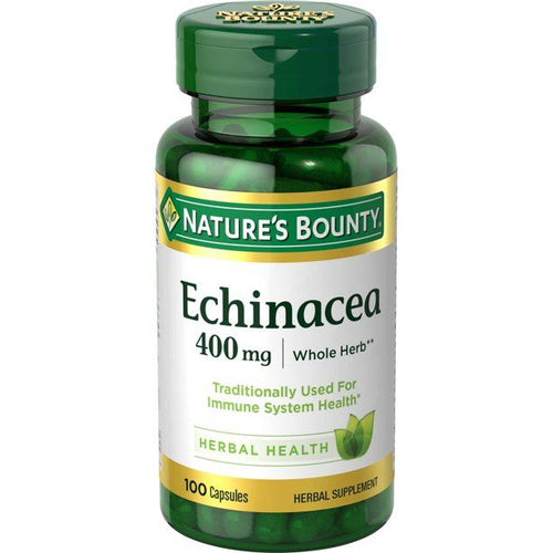 Nature's Bounty Echinacea Whole Herb Capsules; 400 mg; 100 Count EasyOptionXY LLC