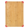 Farberware 15-inch by 21-inch Bamboo Wood Cutting Board with Red Non-slip Corners EasyOptionXY LLC