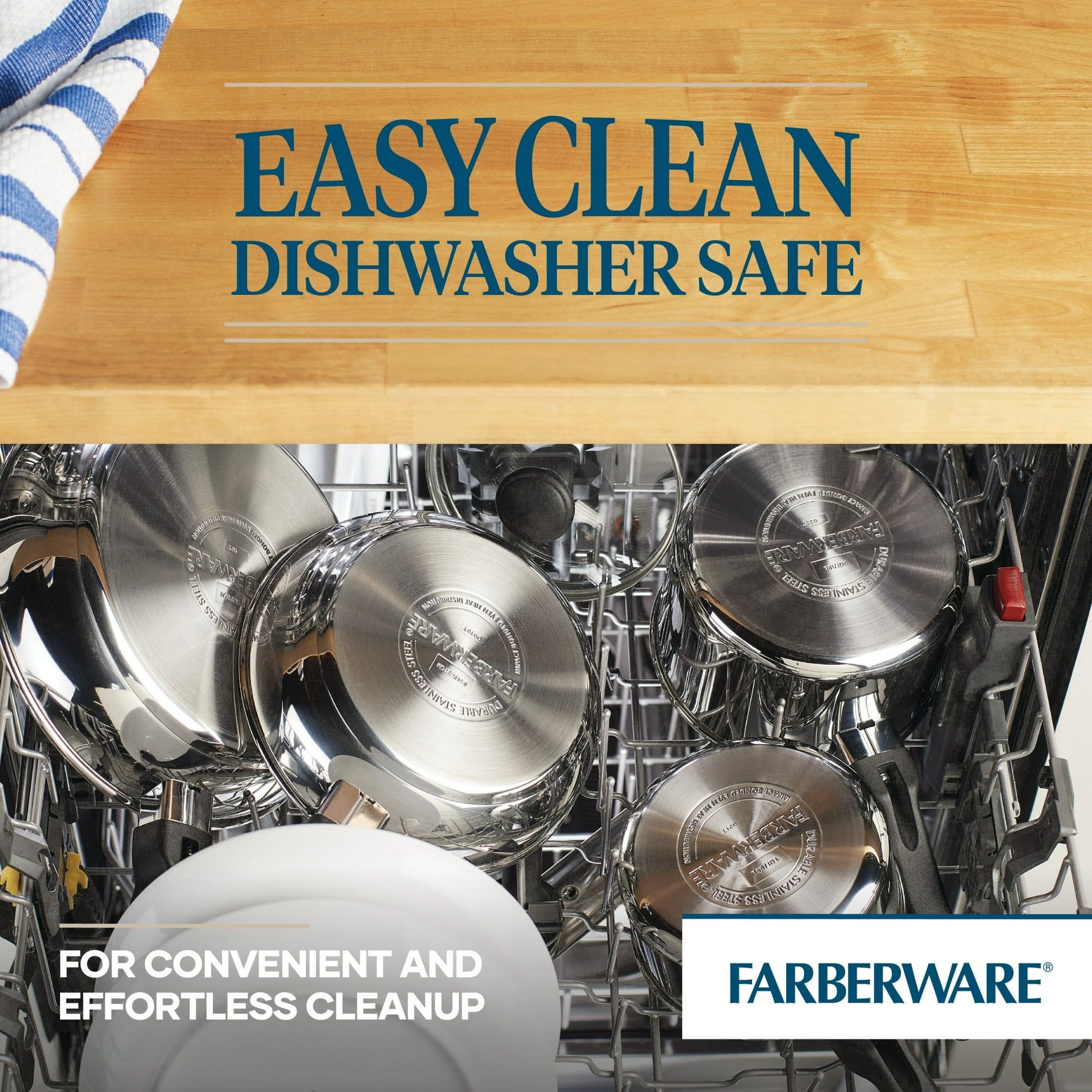Farberware 3-Quart Classic Traditions Stainless Steel Saucepan with Lid, Silver EasyOptionXY LLC