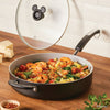 Farberware Disney Ceramic Nonstick 4.5 Quart Saute Pan with Lid, Black EasyOptionXY LLC