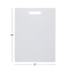 Farberware 11-inch x 14-inch Poly Kitchen Cutting Board White EasyOptionXY LLC