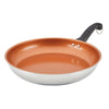 Farberware Classic Traditions 12" Stainless Steel Ceramic Nonstick Frying Pan EasyOptionXY LLC