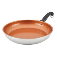 Farberware Classic Traditions 12" Stainless Steel Ceramic Nonstick Frying Pan EasyOptionXY LLC