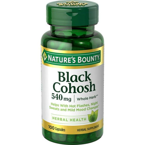 Nature's Bounty Black Cohosh Capsules; 540 mg; 100 Count EasyOptionXY LLC