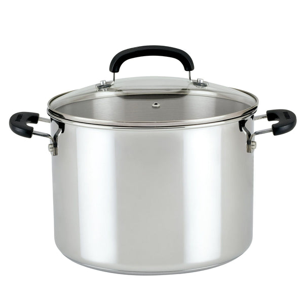 Farberware Brilliance 8-Quart Stockpot with Lid EasyOptionXY LLC