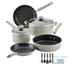 Farberware DuraStrong 12 Piece Nonstick Pots and Pans Set, Gray EasyOptionXY LLC