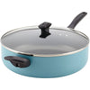 Farberware Dishwasher Safe 6 Quart Nonstick Jumbo Cooker, Aqua EasyOptionXY LLC