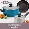 Farberware Dishwasher Safe 6 Quart Nonstick Jumbo Cooker, Aqua EasyOptionXY LLC