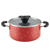 Farberware Disney 3 Quart Ceramic Nonstick Saucepot with Lid, Red EasyOptionXY LLC