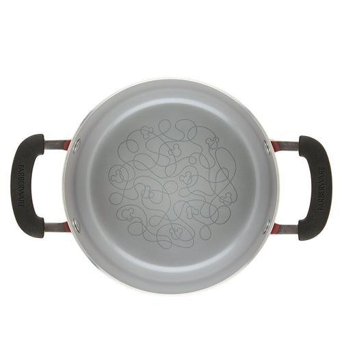 Farberware Disney 3 Quart Ceramic Nonstick Saucepot with Lid, Red EasyOptionXY LLC
