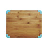Farberware 11x14-inch Nonslip Bamboo Cutting Board, Aqua Corners EasyOptionXY LLC