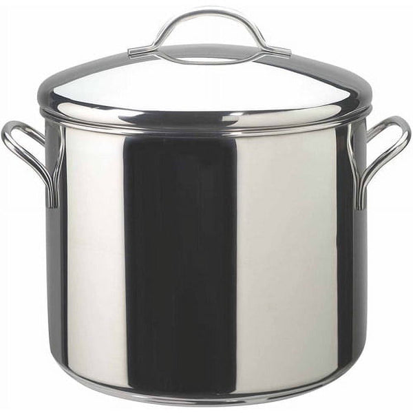 Farberware Classic Series 12 Quart Stainless Steel Covered Stockpot, Silver EasyOptionXY LLC