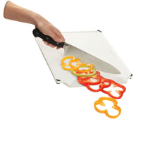 Farberware 11x14 in Poly Chop and Slide Cutting Board EasyOptionXY LLC