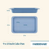 Farberware Easy Solutions 9" x 13" Nonstick Bakeware Rectangular Cake Pan, Blue EasyOptionXY LLC