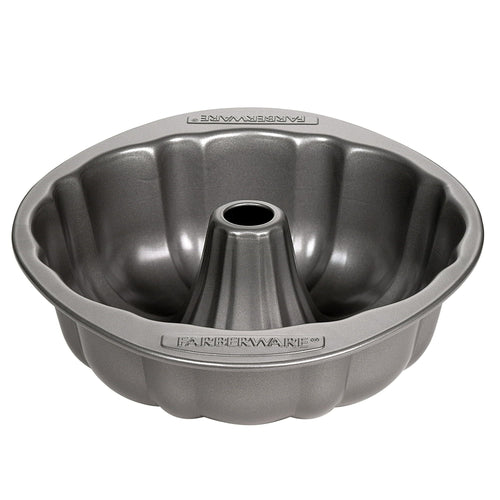 Farberware 10-Inch Nonstick Bakeware Fluted Mold, Gray EasyOptionXY LLC