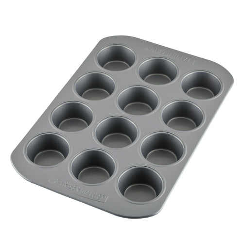 Farberware Nonstick Bakeware 3 Piece Muffin Cake and Lasagna Pan Set, Gray EasyOptionXY LLC
