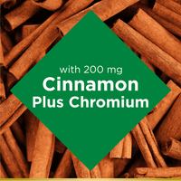 Nature's Bounty Cinnamon Supplement + Chromium; 2000 mg; 60 Capsules EasyOptionXY LLC