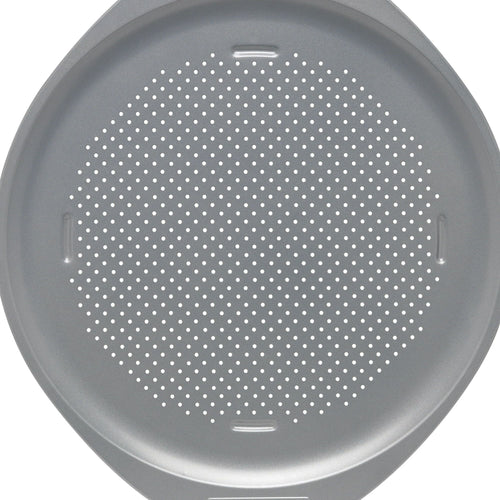 Farberware GoldenBake Nonstick Perforated Pizza Pan, 15.5-Inch, Light Gray EasyOptionXY LLC