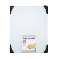 Farberware 12-inch x 15-inch Glass Cutting Board with Black Non-Slip Corners EasyOptionXY LLC