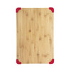 Farberware 12X18 inch Thick Bamboo Wood Cutting Board with Non-Slip Red Corners EasyOptionXY LLC