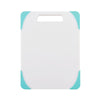 Farberware 7.75-inch x 11.25-inch Nonslip Poly/Plastic Cutting Board, Aqua Sky Corners EasyOptionXY LLC