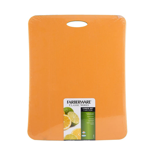 Farberware set of 4 11"x 14" Cutting Matts, Red, Green, Orange, Blue EasyOptionXY LLC