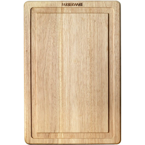 Farberware Hardwood Cutting Board with Drip Groove Trench, 12-Inch-by-18-Inch EasyOptionXY LLC