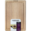 Farberware Hardwood Cutting Board with Drip Groove Trench, 12-Inch-by-18-Inch EasyOptionXY LLC