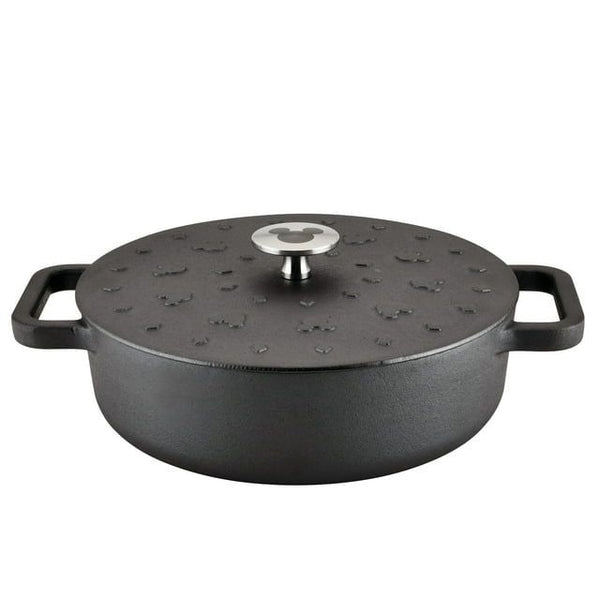 Farberware Disney 3 Quart Cast Iron Shallow Casserole, Black EasyOptionXY LLC