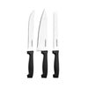 Farberware 18-Piece Never Needs Sharpening Stainless Steel Knife Set with Block Natural Wood EasyOptionXY LLC