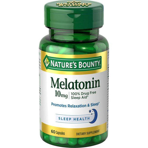 Nature's Bounty Melatonin Sleep Aid Capsules; 10 mg; 60 Count EasyOptionXY LLC