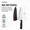 Farberware Edgekeeper Classic 8-inch Chef Knife with Black Self-Sharpening Sleeve and Handle EasyOptionXY LLC