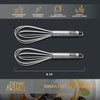 Thyme & Table 2-Pack Silicone Mini Whisks, Gray EasyOptionXY LLC