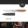 Thyme & Table Acacia Knives, 3-Piece Set EasyOptionXY LLC